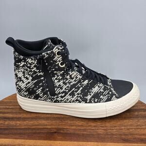 Converse Chuck Taylor All Star Shoes Womens 7 Selene Winter Knit Mid Zip Sneaker
